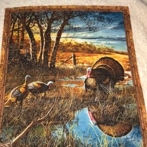 New Large Wild Turkeys Appliqué